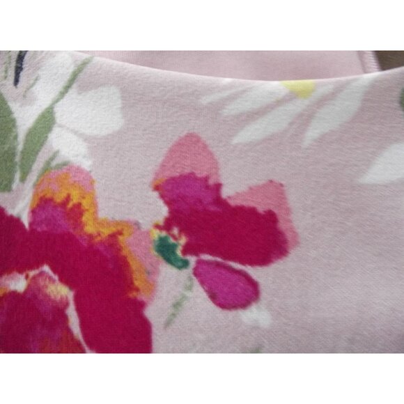 Apt 9 Dress Womens Size 18 Pink Floral Sleeveless Sheath midi below knee Spring - Picture 6 of 16